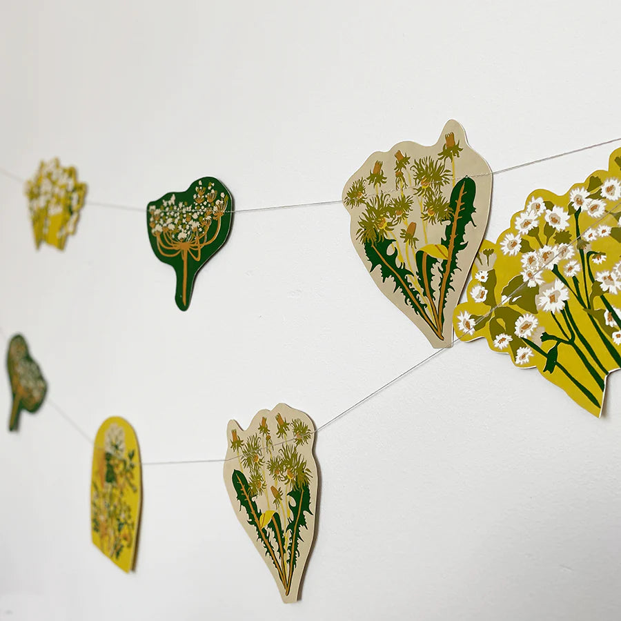 Spring Hedgerow Paper Garland East End Press