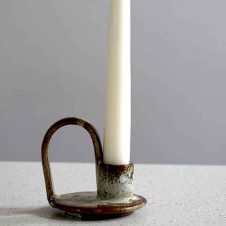 Ceramic Wee Willy Winkie Candle Holder - Natural – The Danes