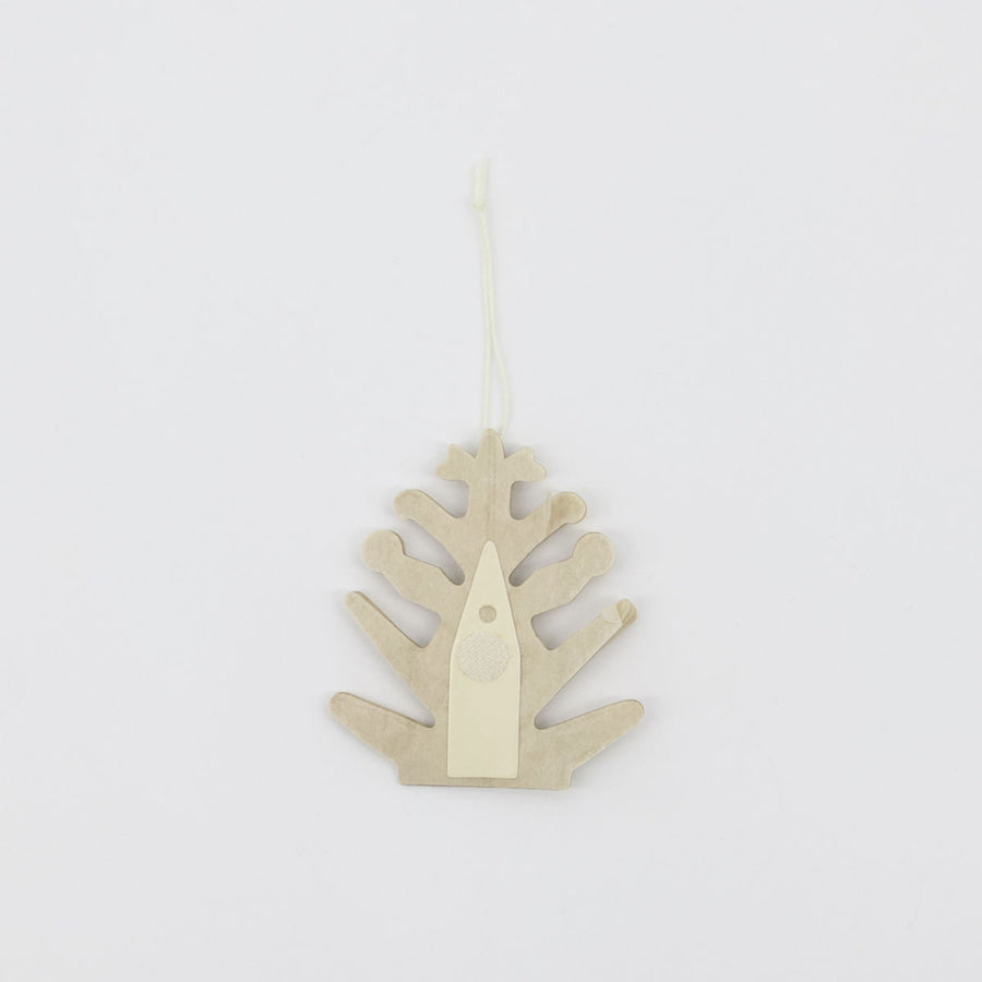 12 Ivory Paper Fan Snowflake Christmas Decorations | 15cm - Thedanes.co.uk - Creative & Sustainable Living The Scandinavian Way