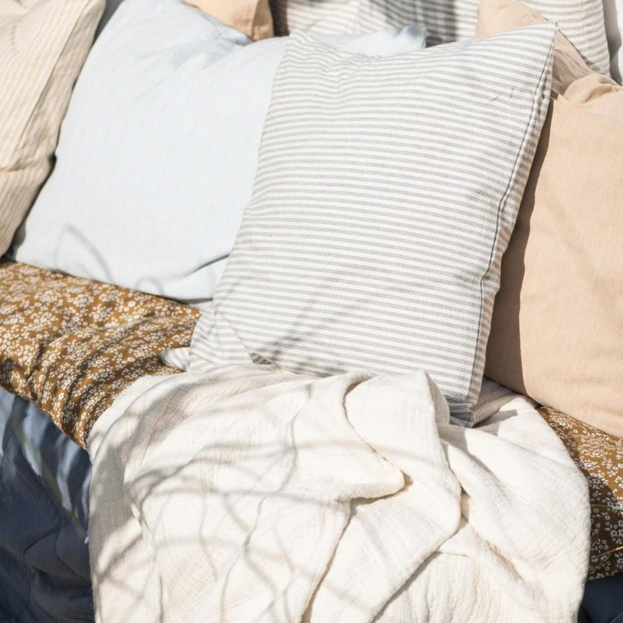 Cream Waffle Throw 'Klitmøller'  | Scandi Style - Thedanes.co.uk - Creative & Sustainable Living The Scandinavian Way