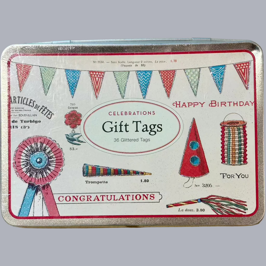 36 Glittered Gift Tags | Cavallini & Co - Thedanes.co.uk - Creative & Sustainable Living The Scandinavian Way