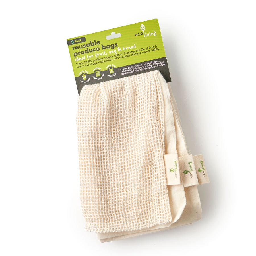 Cotton Produce Drawstring Bags - Various - Thedanes.co.uk - Creative & Sustainable Living The Scandinavian Way