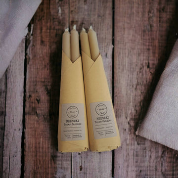 Beeswax Taper Candles | Set Of 2 - Thedanes.co.uk - Creative & Sustainable Living The Scandinavian Way