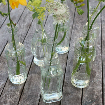 6 Decorative Glass Bottles - Thedanes.co.uk - Creative & Sustainable Living The Scandinavian Way