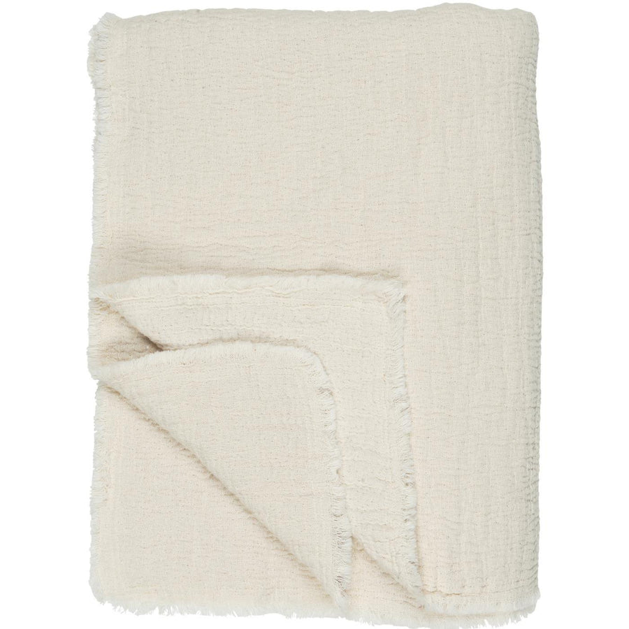 Cream Waffle Throw 'Klitmøller'  | Scandi Style - Thedanes.co.uk - Creative & Sustainable Living The Scandinavian Way