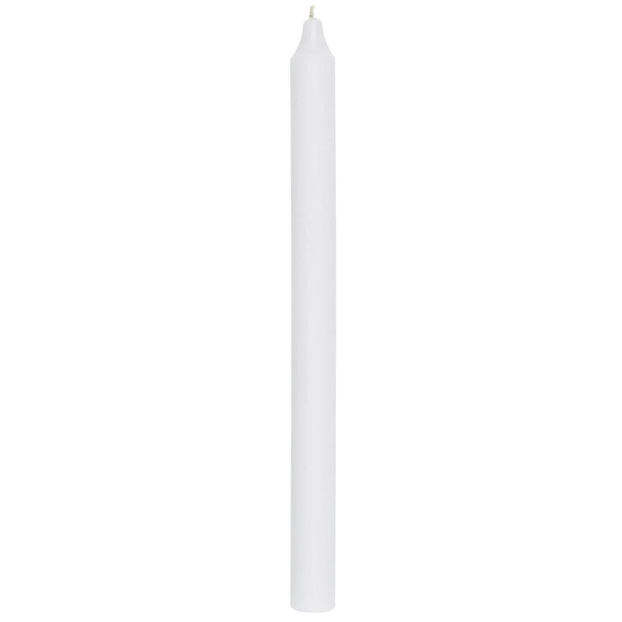 4 Extra Long Elegant White Dinner Candles - 29cm - Thedanes.co.uk - Creative & Sustainable Living The Scandinavian Way