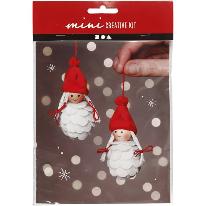 Angel Mini Creative Craft Kit | Makes 2 Angels - Thedanes.co.uk - Creative & Sustainable Living The Scandinavian Way