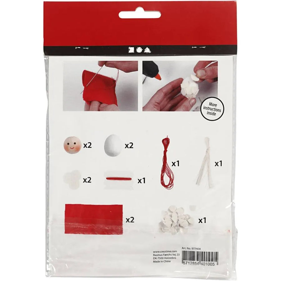 Angel Mini Creative Craft Kit | Makes 2 Angels - Thedanes.co.uk - Creative & Sustainable Living The Scandinavian Way