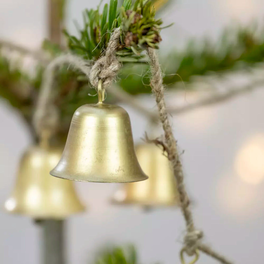 Antique Gold Bells Garland | 145cm - Thedanes.co.uk - Creative & Sustainable Living The Scandinavian Way