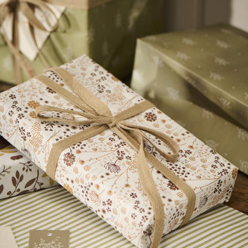 Gift Wrapping Paper | Autumn Delight 5M Roll | Recyclable & Eco Friendly - Thedanes.co.uk - Creative & Sustainable Living The Scandinavian Way