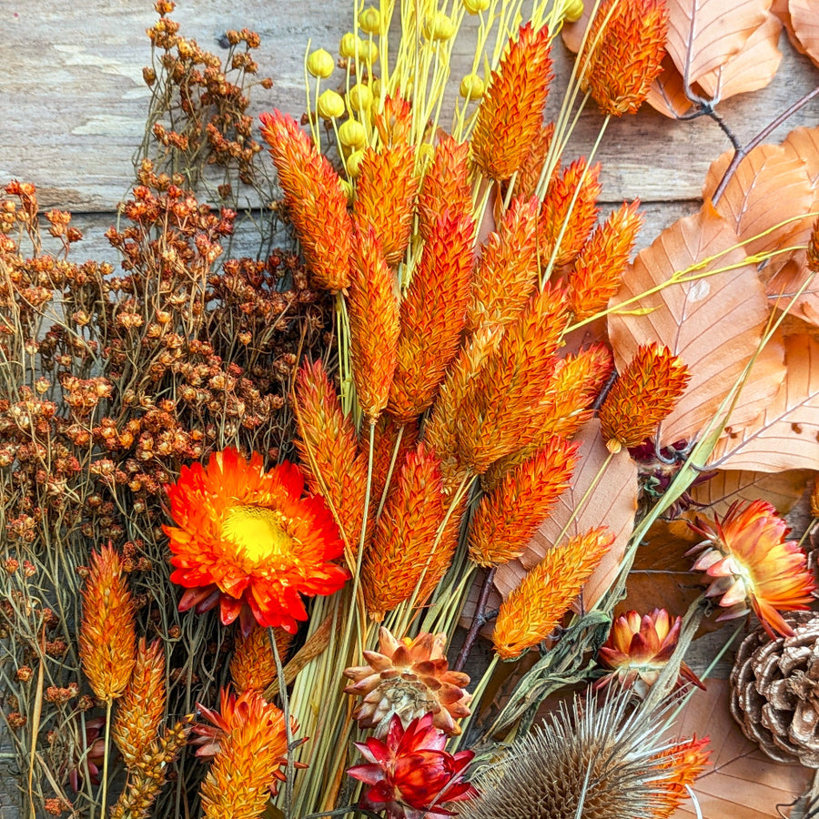 Autumn Flower & Foliage Wreath Kit