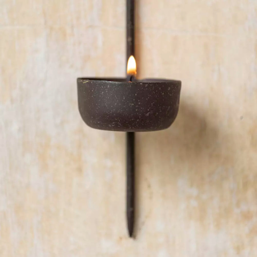 Black Metal Wall Hanging Tealight Candle Holder - Thedanes.co.uk - Creative & Sustainable Living The Scandinavian Way