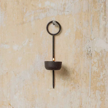 Black Metal Wall Hanging Tealight Candle Holder - Thedanes.co.uk - Creative & Sustainable Living The Scandinavian Way