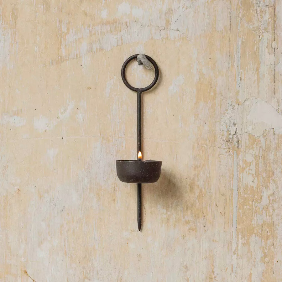 Black Metal Wall Hanging Tealight Candle Holder - Thedanes.co.uk - Creative & Sustainable Living The Scandinavian Way