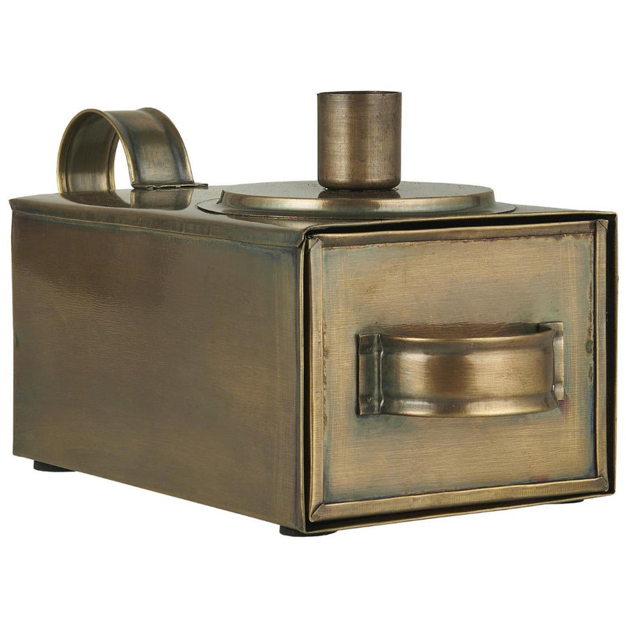 Brass Candle Holder Drawer w Handle - Thedanes.co.uk - Creative & Sustainable Living The Scandinavian Way