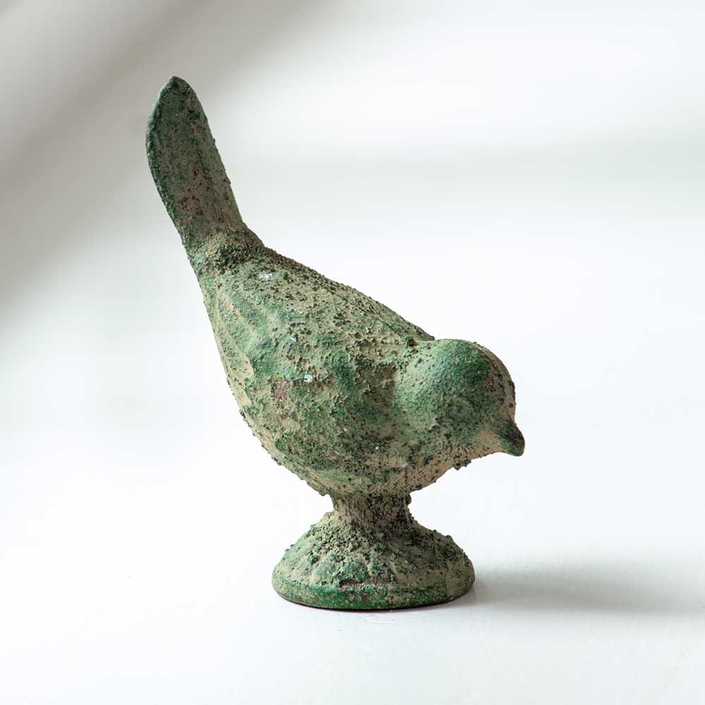 Cast Iron Bird Decoration | Antique Green - Thedanes.co.uk - Creative & Sustainable Living The Scandinavian Way