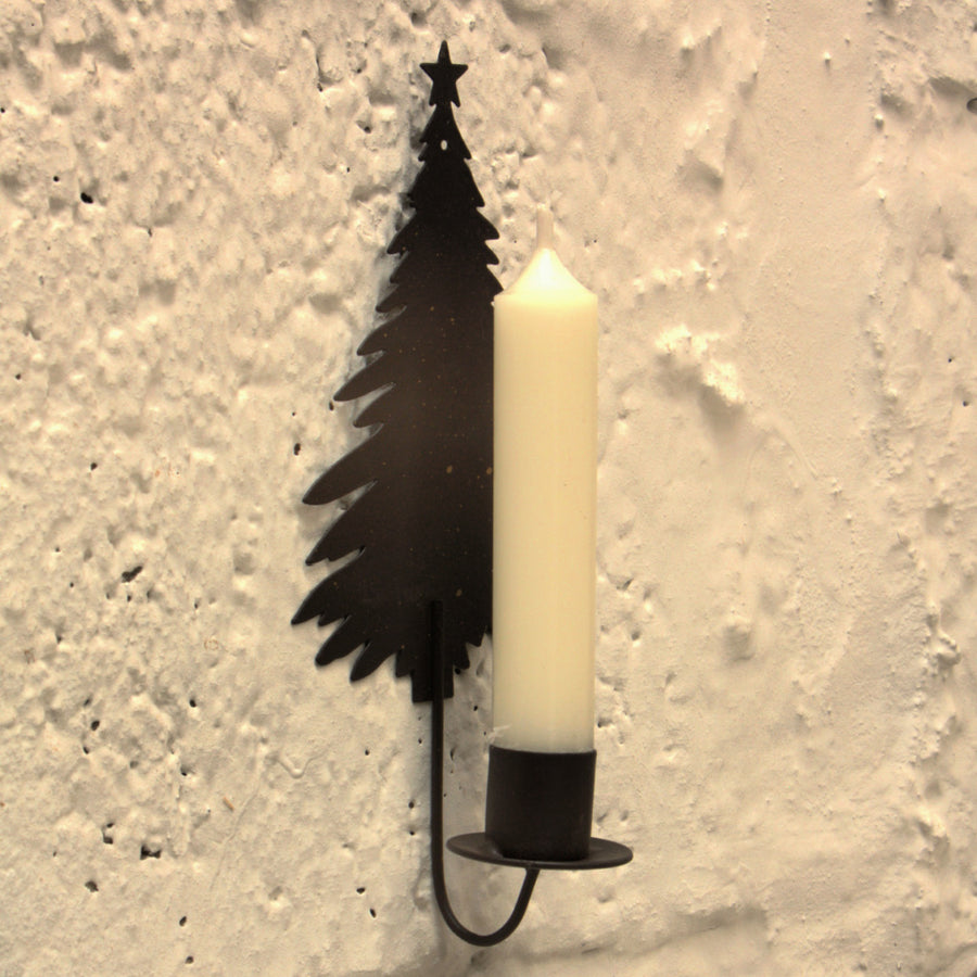 Christmas Tree Candle Sconce Gift Set