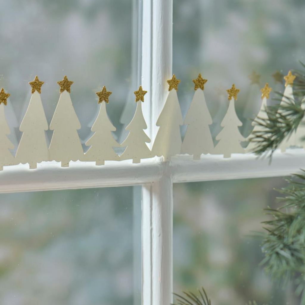 Christmas Tree Paper Concertina Table Garland - Thedanes.co.uk - Creative & Sustainable Living The Scandinavian Way