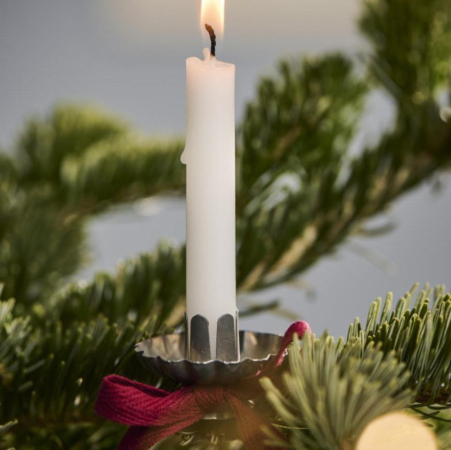 Christmas Tree Chime Candle Clip - Rustic Vintage Design - Thedanes.co.uk - Creative & Sustainable Living The Scandinavian Way
