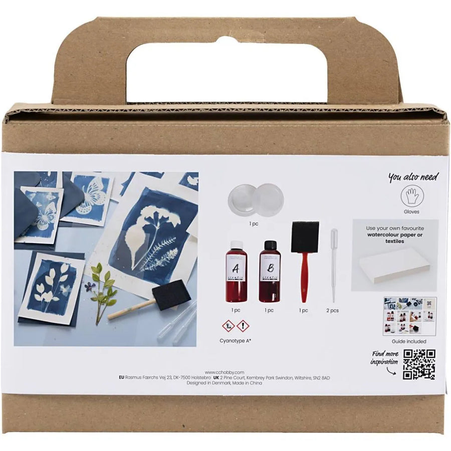 Cyanotype Print Craft Kit - Thedanes.co.uk - Creative & Sustainable Living The Scandinavian Way
