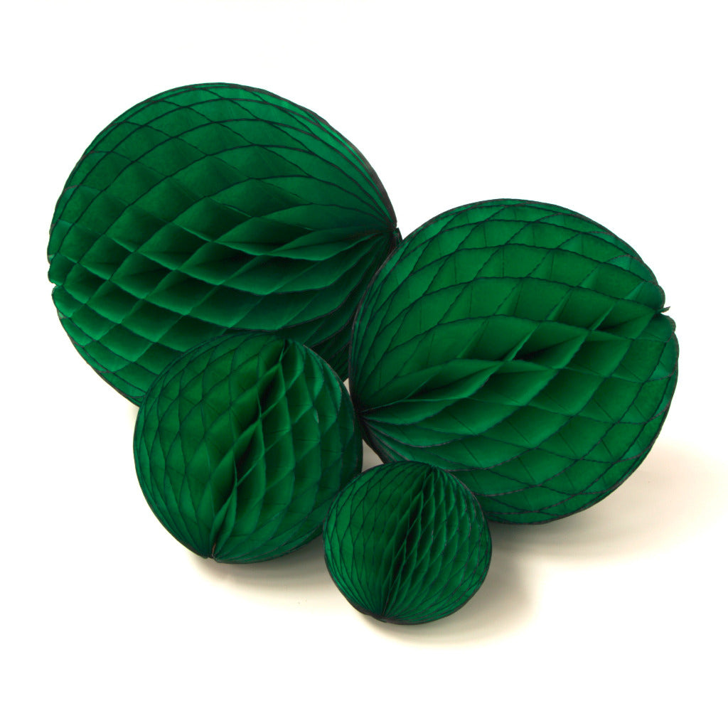 Dark Green Honeycomb Paper Ball