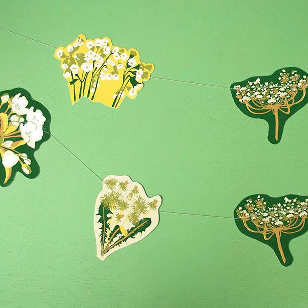 Spring Hedgerow Paper Garland | East End Press