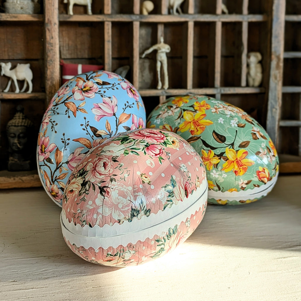 Floral Easter Egg Paper Container - Thedanes.co.uk - Creative & Sustainable Living The Scandinavian Way