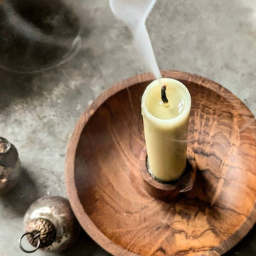 Reclaimed Teak Candle Holder Bowl | 12cm - Thedanes.co.uk - Creative & Sustainable Living The Scandinavian Way