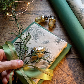Green Wrapping Paper - 3M x 50cm | 100% Recycled Paper
