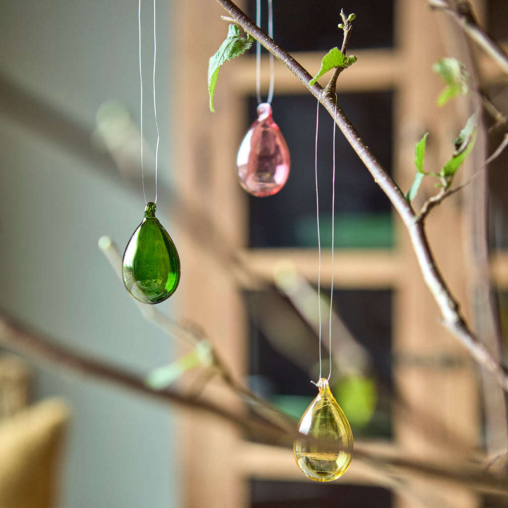 Mouth Blown Glass Easter Eggs | Set of 3 - Thedanes.co.uk - Creative & Sustainable Living The Scandinavian Way