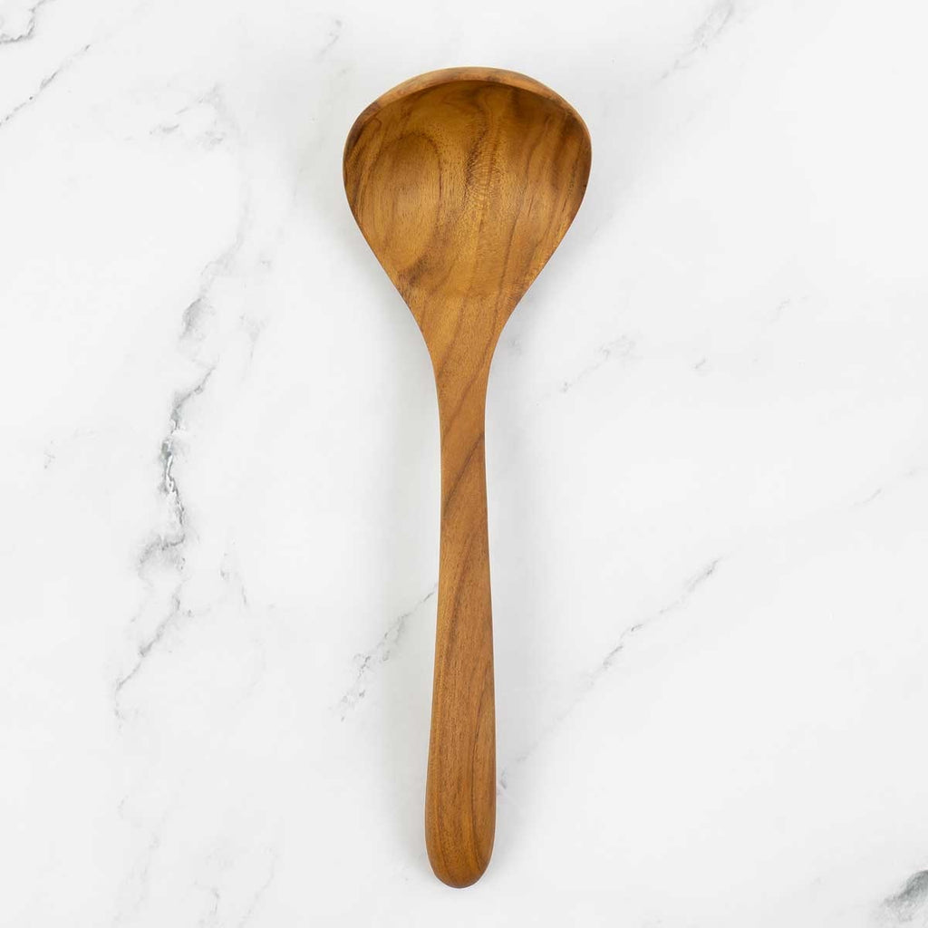 Handmade Teak Wood Ladle Spoon | Fair Trade - Thedanes.co.uk - Creative & Sustainable Living The Scandinavian Way
