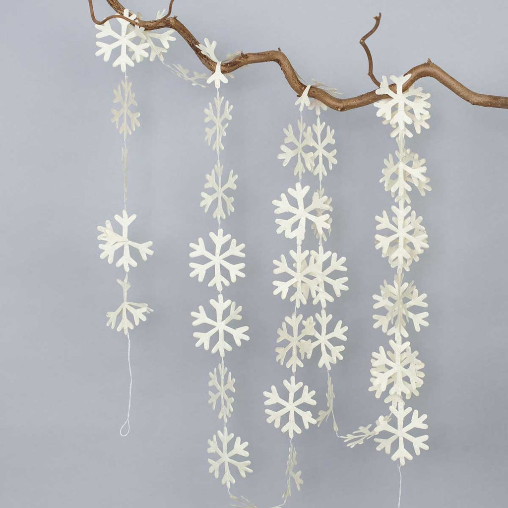 Handmade Snowflake Paper Garland | Fair Trade - Thedanes.co.uk - Creative & Sustainable Living The Scandinavian Way