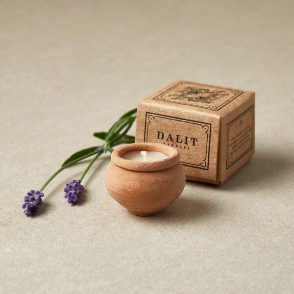 Handmade Terracotta Beeswax Candle | Individual Box