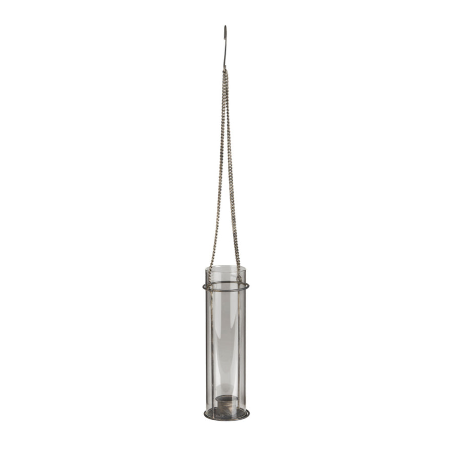 Hanging Glass Cylinder Candle Holder With Chain | For 22mm Candles - Thedanes.co.uk - Creative & Sustainable Living The Scandinavian Way