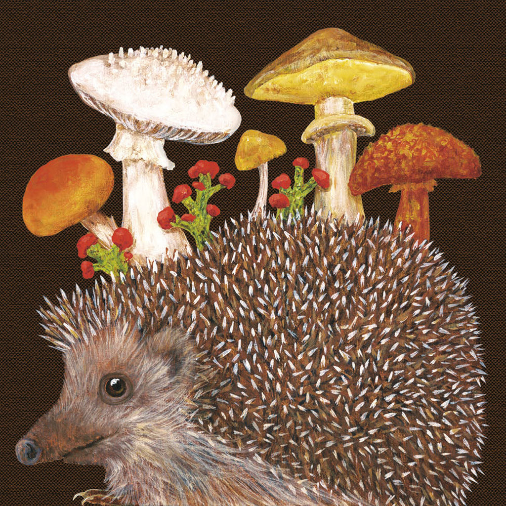 Harold The Autumn Hedgehog | Paper Napkins By Vicki Sawyer | 33 x 33cmNapkins by The Danes