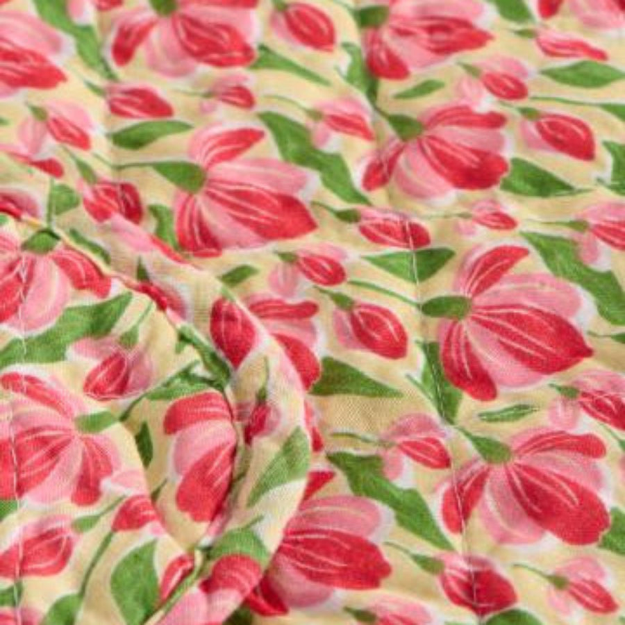 Summer Cotton Quilt- Assorted Floral Prints | 130x 180cm - Thedanes.co.uk - Creative & Sustainable Living The Scandinavian Way