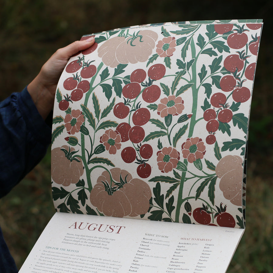 2026 Lino Print Calendar - Growing Through The Seasons | Isla Middleton - Thedanes.co.uk - Creative & Sustainable Living The Scandinavian Way