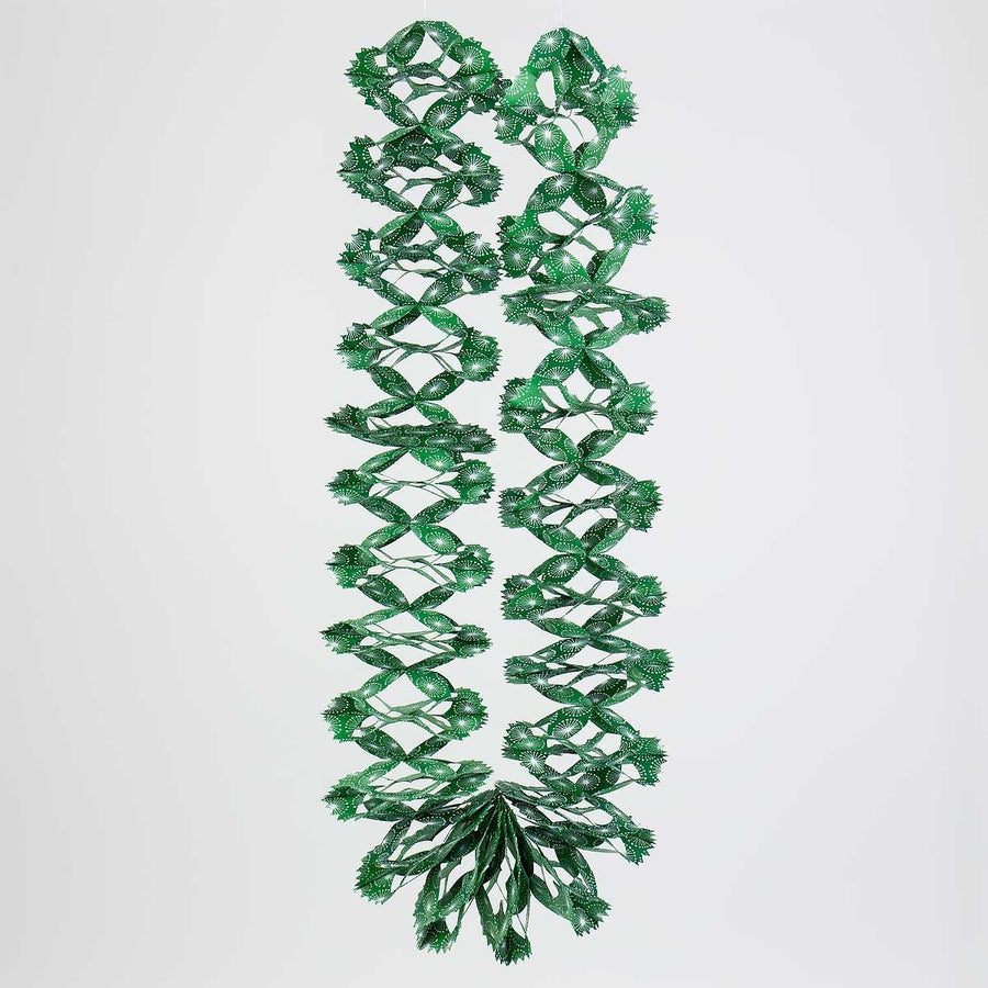 Kathmandu Honeycomb Paper Garland, Fair Trade | Green & White - Thedanes.co.uk - Creative & Sustainable Living The Scandinavian Way