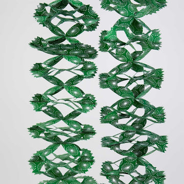 Kathmandu Honeycomb Paper Garland, Fair Trade | Green & White - Thedanes.co.uk - Creative & Sustainable Living The Scandinavian Way