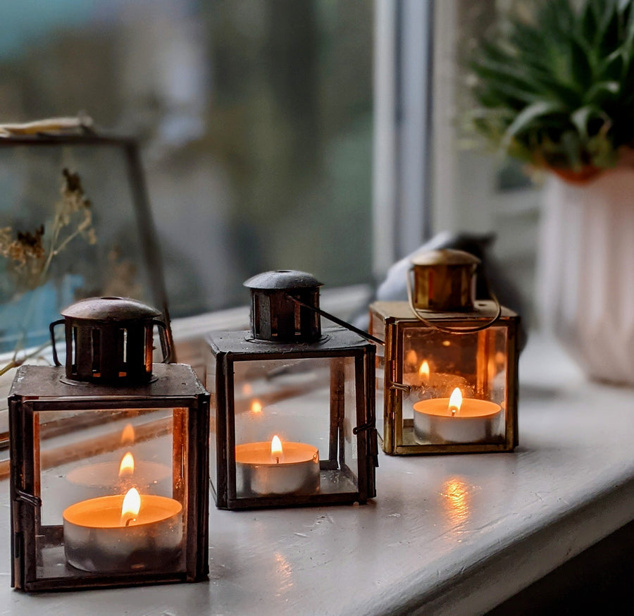 Fair Trade Tea Light Lantern Gift Set - Thedanes.co.uk - Creative & Sustainable Living The Scandinavian Way