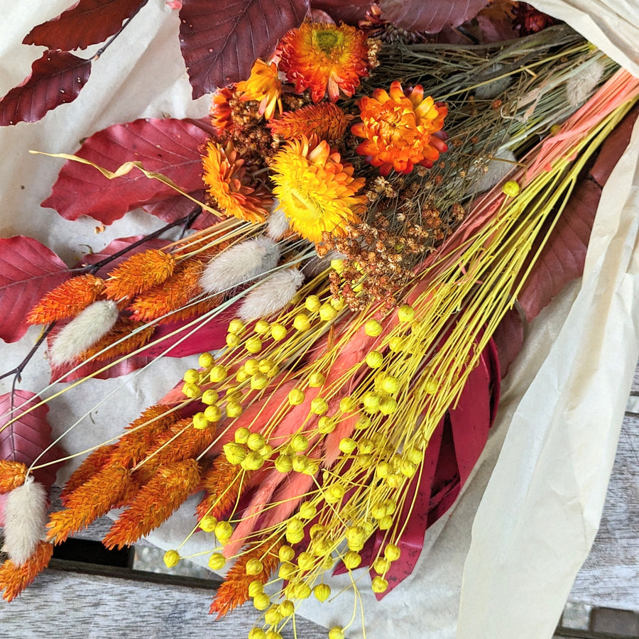 Dried Flower Bouquet - Autumn