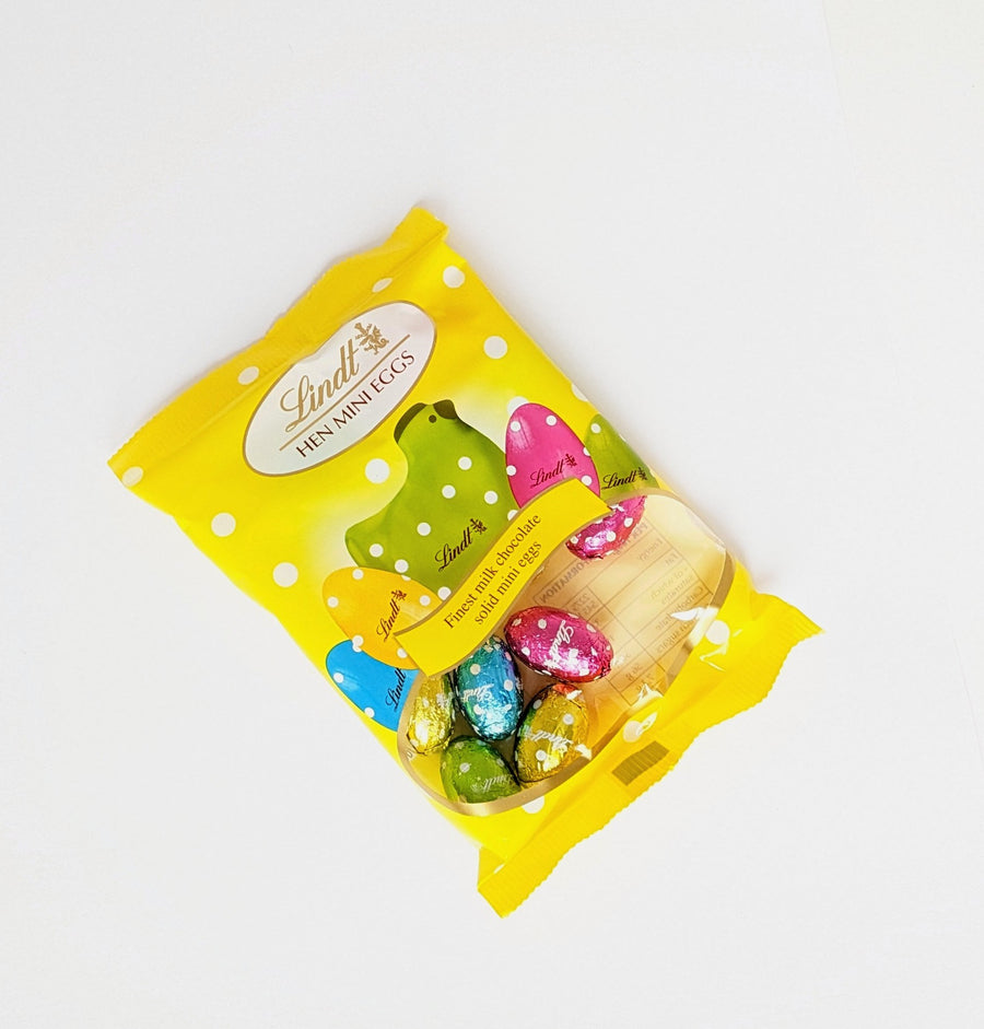 Lindt Mini Hen Eggs | Foil Wrapped Milk Chocolate Easter Eggs