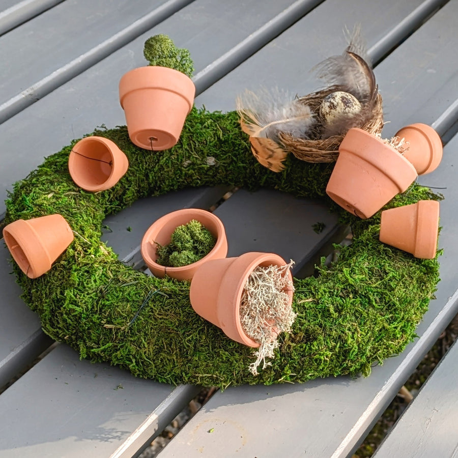 Terracotta Pot Wreath Kit - Thedanes.co.uk - Creative & Sustainable Living The Scandinavian Way