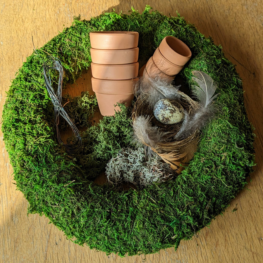 Terracotta Pot Wreath Kit - Thedanes.co.uk - Creative & Sustainable Living The Scandinavian Way