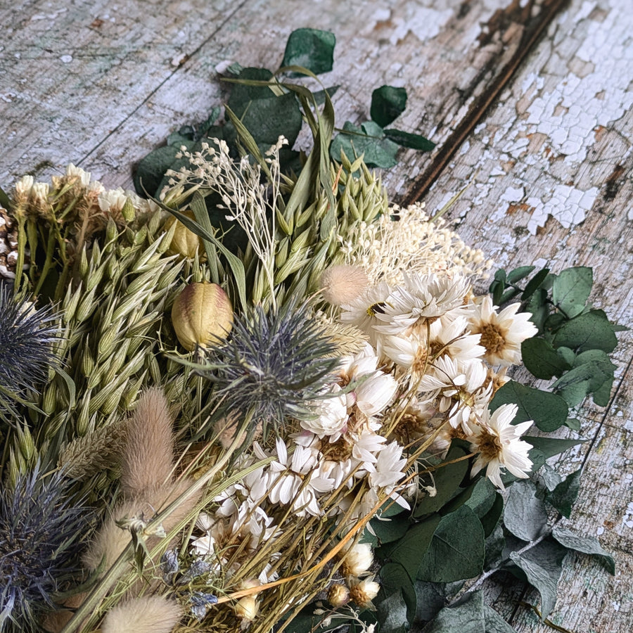 Christmas & Winter Dried Flower & Eucalyptus Wreath Kit - Thedanes.co.uk - Creative & Sustainable Living The Scandinavian Way