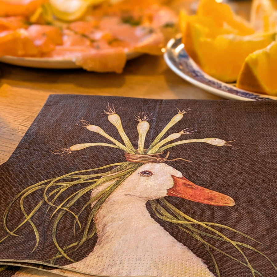 Miranda Paper Napkins By Vicki Sawyer | 33 x 33cm - Thedanes.co.uk - Creative & Sustainable Living The Scandinavian Way