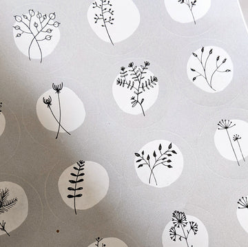 Meadow & Hedgerow Flower Stickers - 24