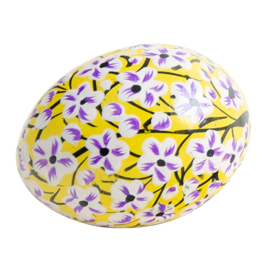 yellow Kashmiri Paper Easter Egg Decoration