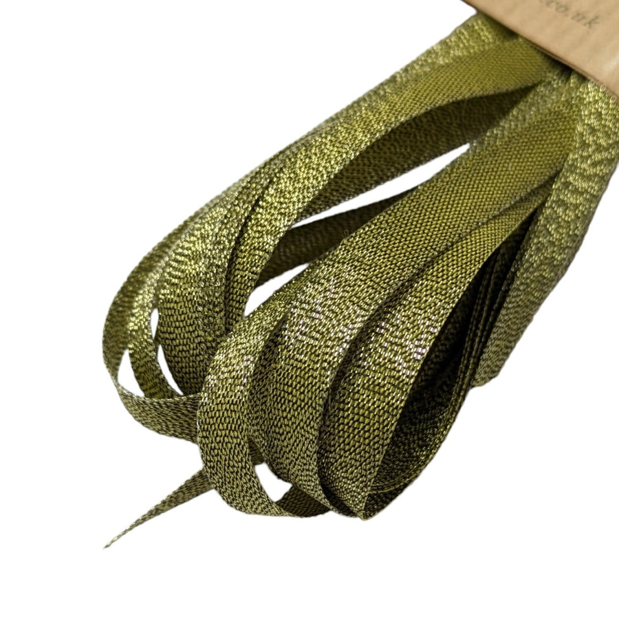 6mm Green Glitter Ribbon | 5M - Thedanes.co.uk - Creative & Sustainable Living The Scandinavian Way