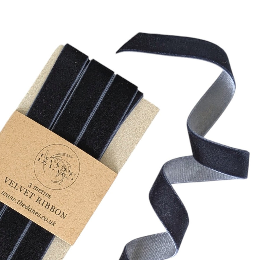 Velvet Ribbon - 16mm x 3M - Thedanes.co.uk - Creative & Sustainable Living The Scandinavian Way